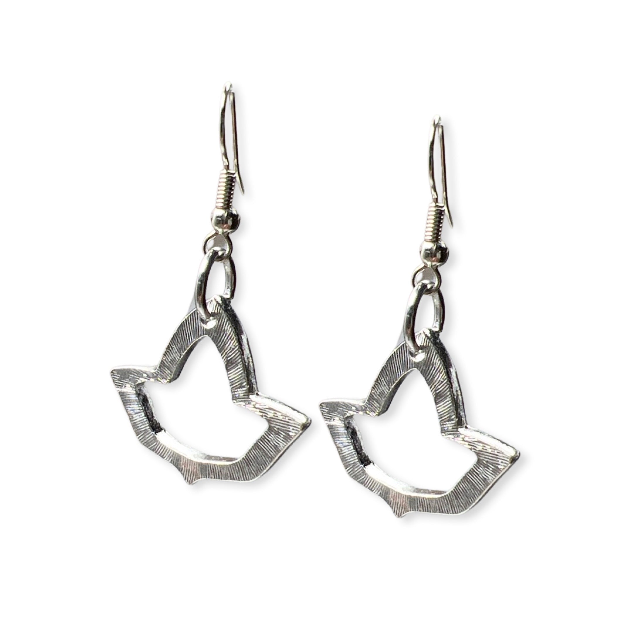 AKA Small Open Ivy Earring AKA Earrings Cerese D, Inc. Silver Pierced