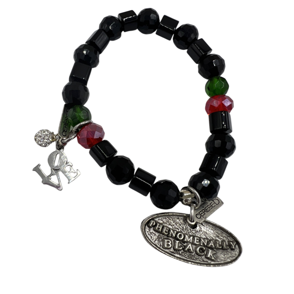 June's Deliverance Bracelet Black Excellence Cerese D, Inc. Silver