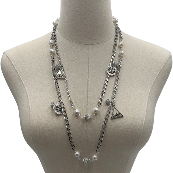 DELTA Classic Chanel Necklace DELTA Necklaces Cerese D, Inc. SILVER