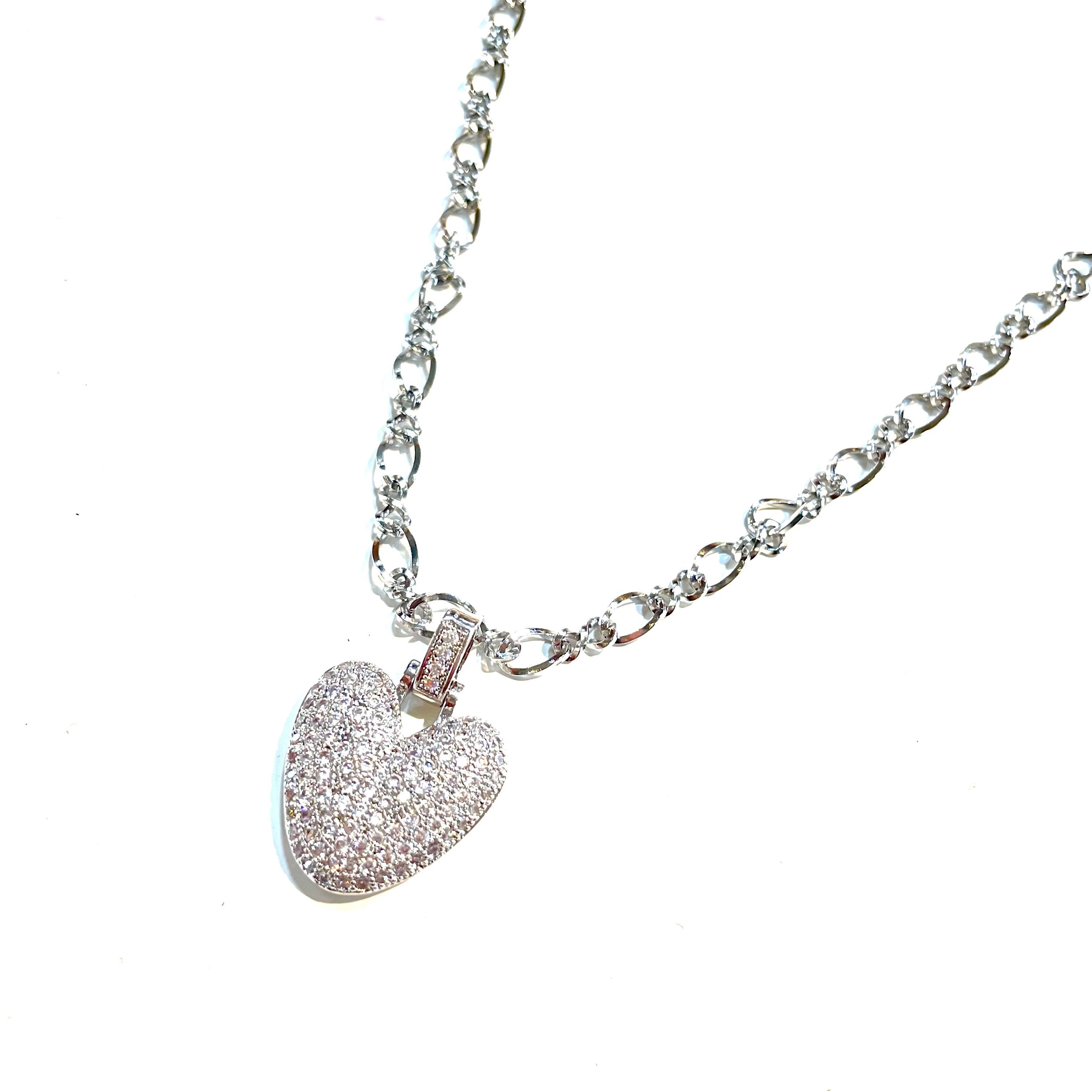 Initial Impression Necklace Necklaces Cerese D, Inc. Silver V