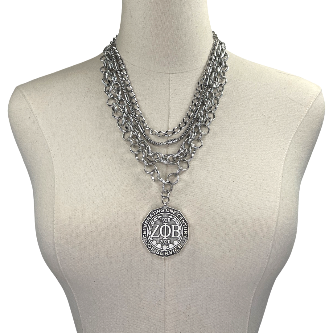 Zeta Classic Beat Necklace Zeta Necklace Cerese D, Inc.
