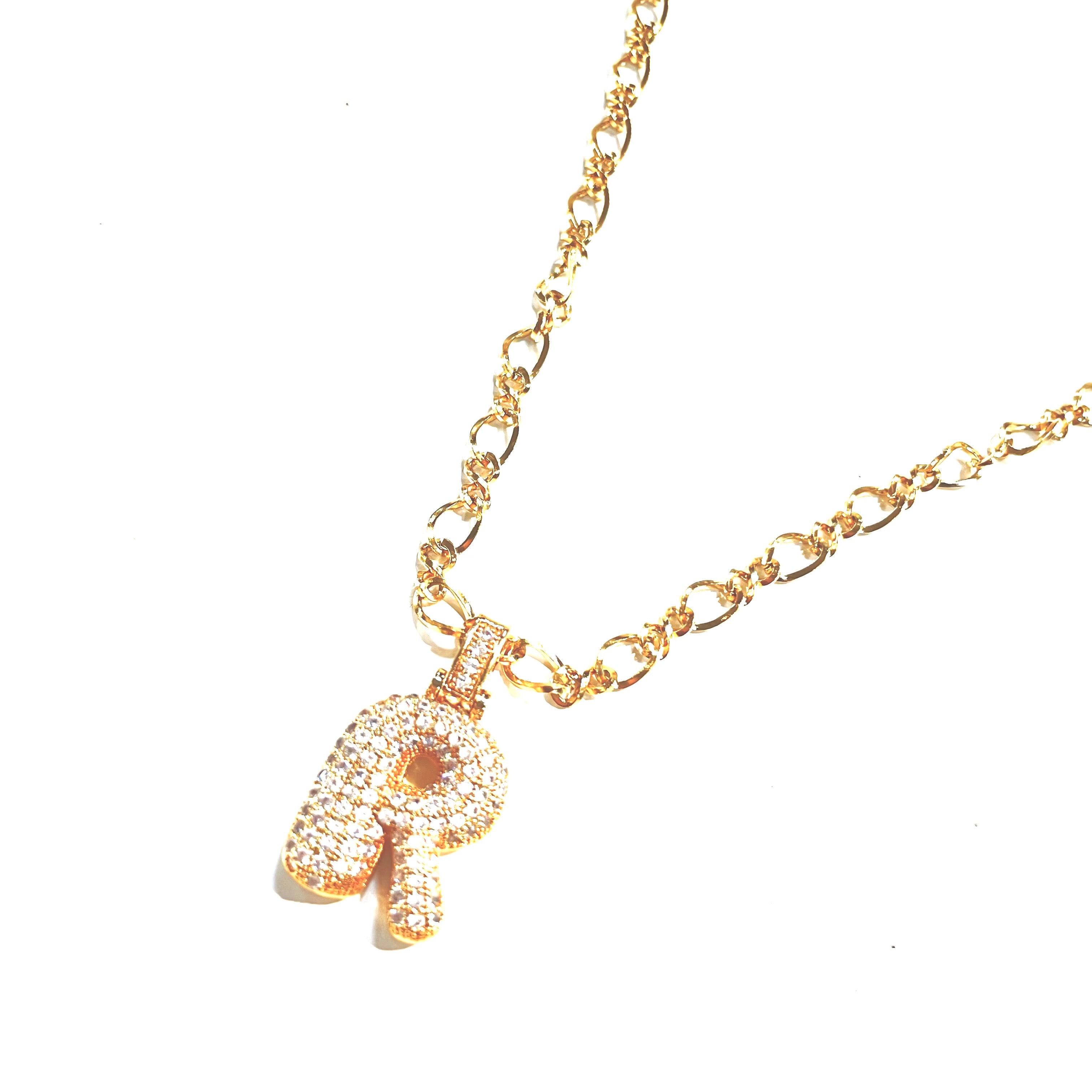 Initial Impression Necklace Necklaces Cerese D, Inc. Gold R
