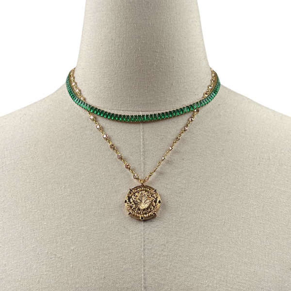 AKA Crystal Tennis Necklace Set AKA Necklaces Cerese D, Inc.