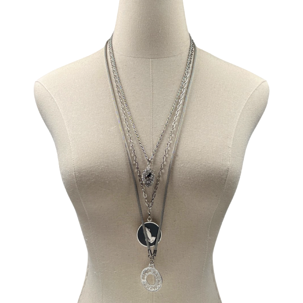 AKA Capella Necklace Set AKA Necklaces Cerese D, Inc. Silver