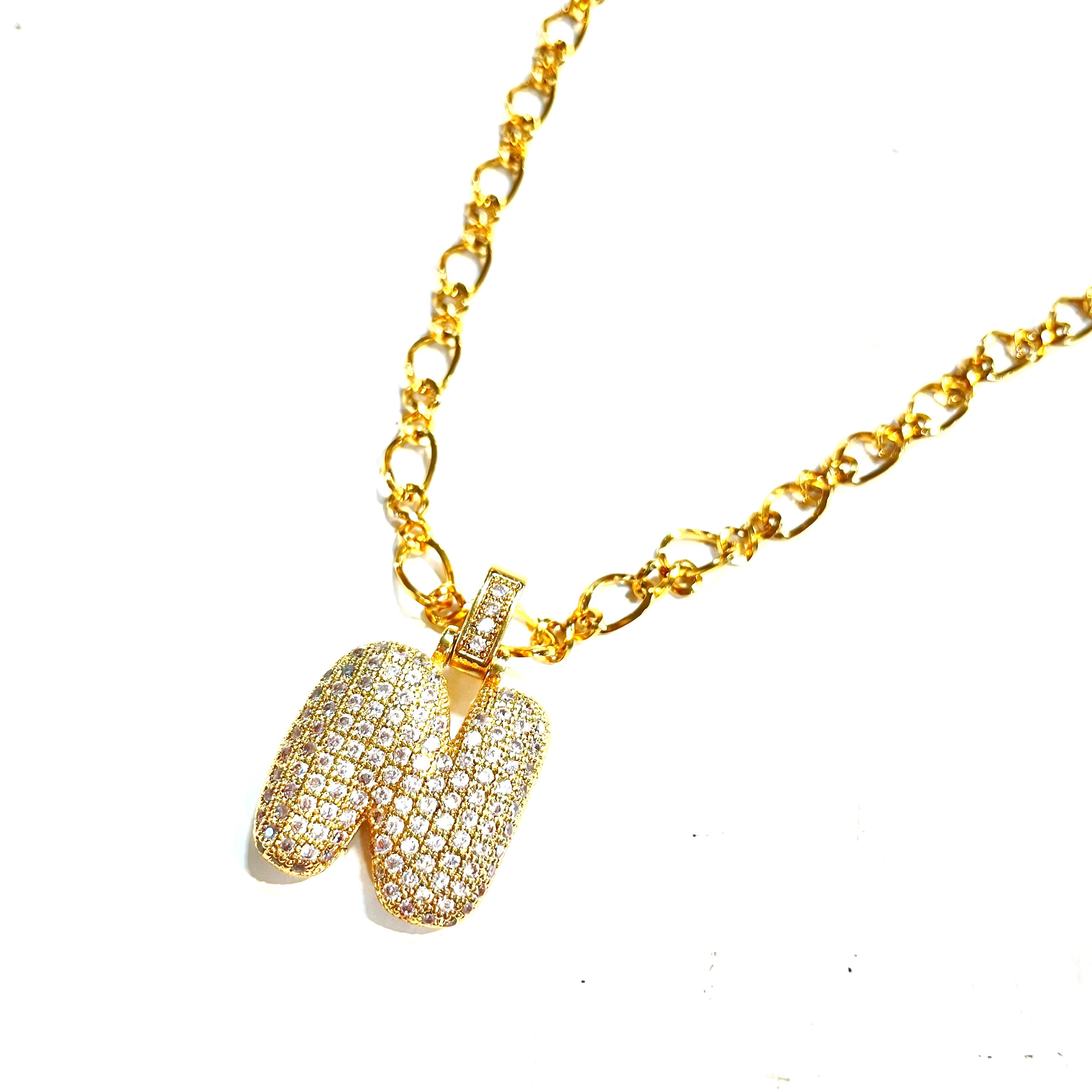 Initial Impression Necklace Necklaces Cerese D, Inc. Gold N