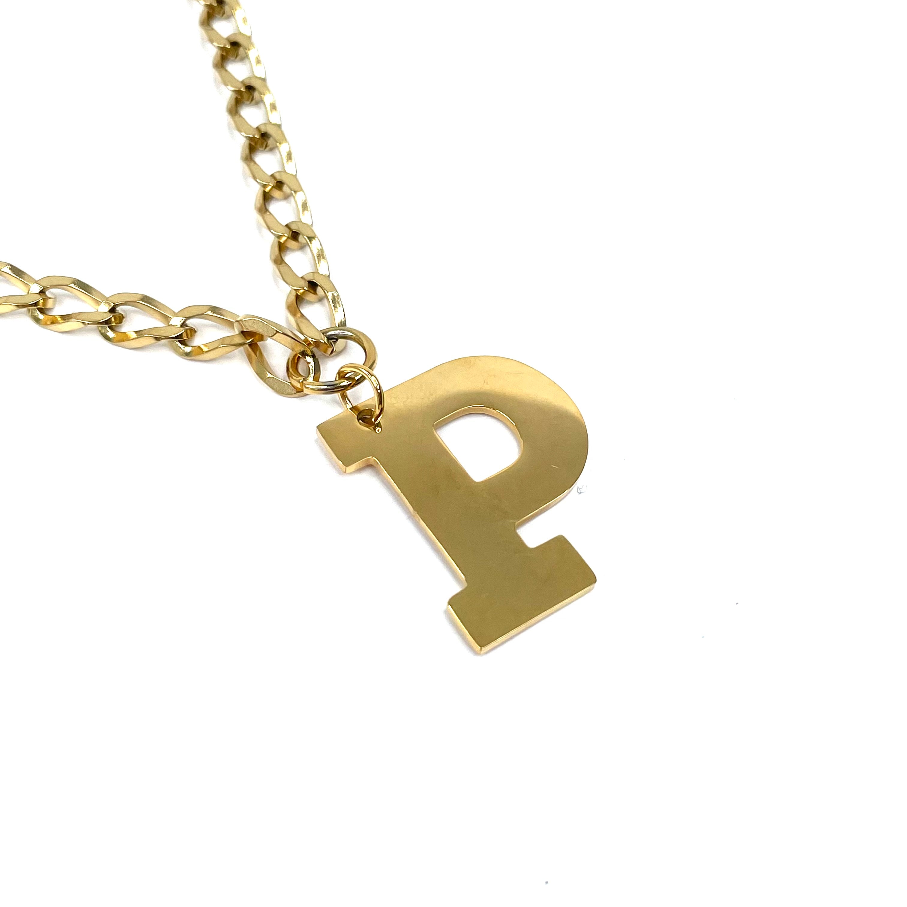 Lettering Legend Necklace Necklaces Cerese D, Inc. Gold P