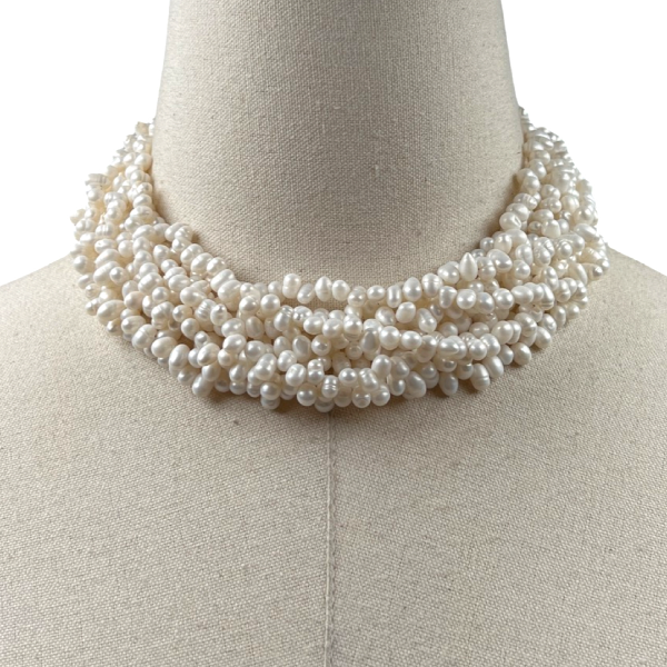 Rosie Pearl Necklace OOAK Cerese D, Inc.