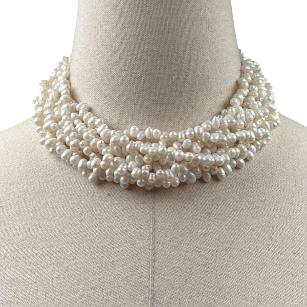 Rosie Pearl Necklace OOAK Cerese D, Inc.   