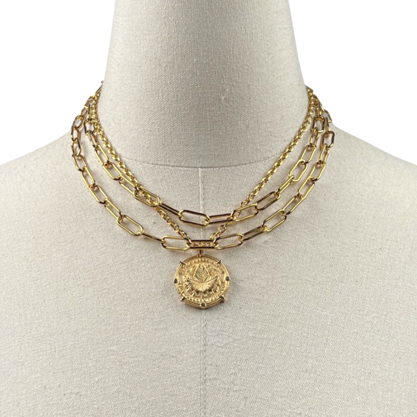 AKA Alluring Ivy Paper Clip Necklace Set AKA Necklaces Cerese D, Inc.