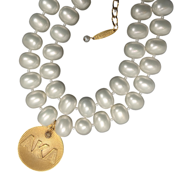 AKA Classic Pearl Double Necklace AKA Necklaces Cerese D Jewelry
