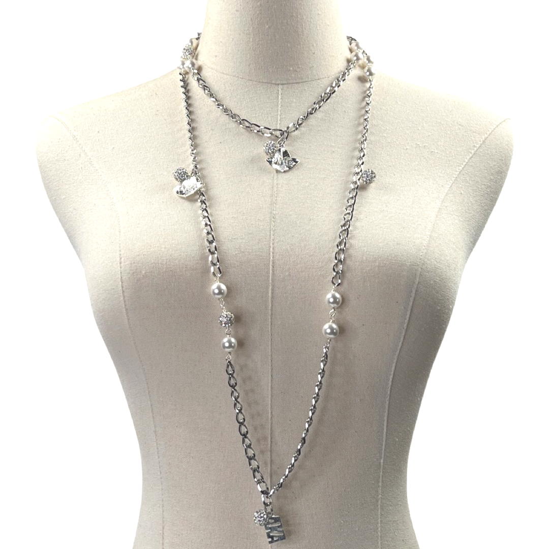AKA Classic Chanel Necklace AKA Necklaces Cerese D, Inc. SILVER