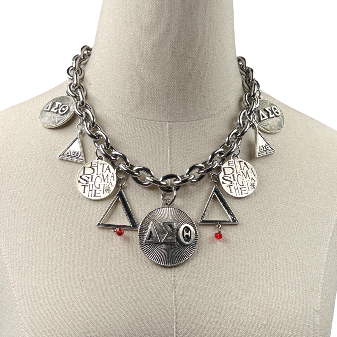 Delta Memorable Necklace DELTA Necklaces Cerese D, Inc. Silver