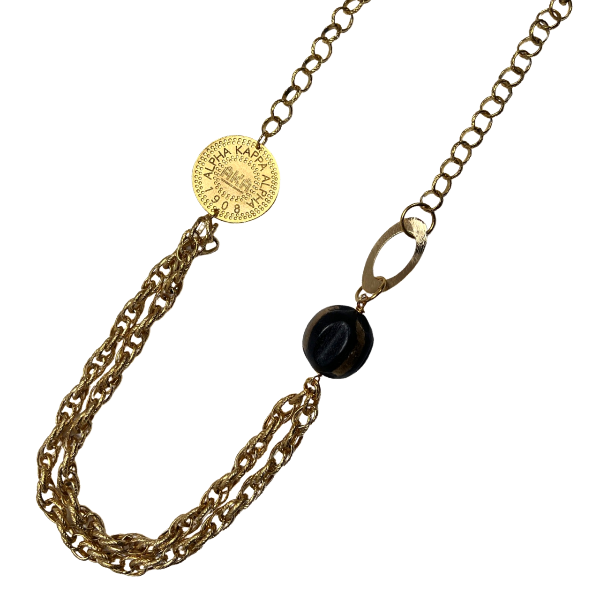 AKA Stunning Wood Chain Necklace AKA Necklaces Cerese D, Inc.