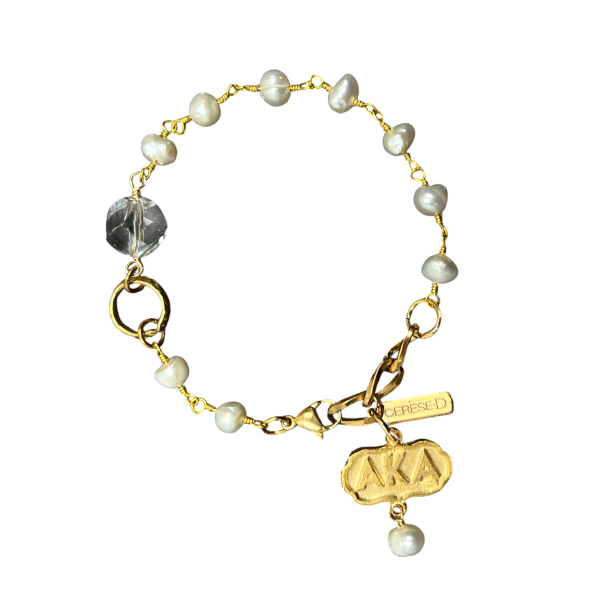 AKA Madrid Pearl Bracelet AKA Bracelets Cerese D, Inc. Gold