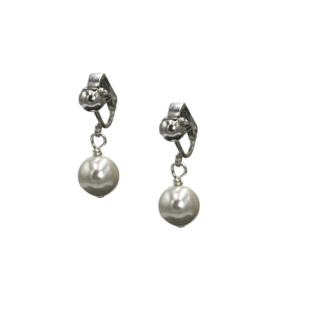 Classic 10 Coordination Earring Earrings Cerese D, Inc. Silver Clipped