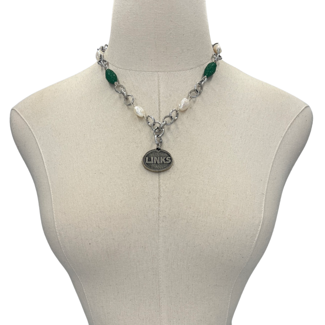 C14421 LINKS LINKS Necklaces Cerese D, Inc. Silver