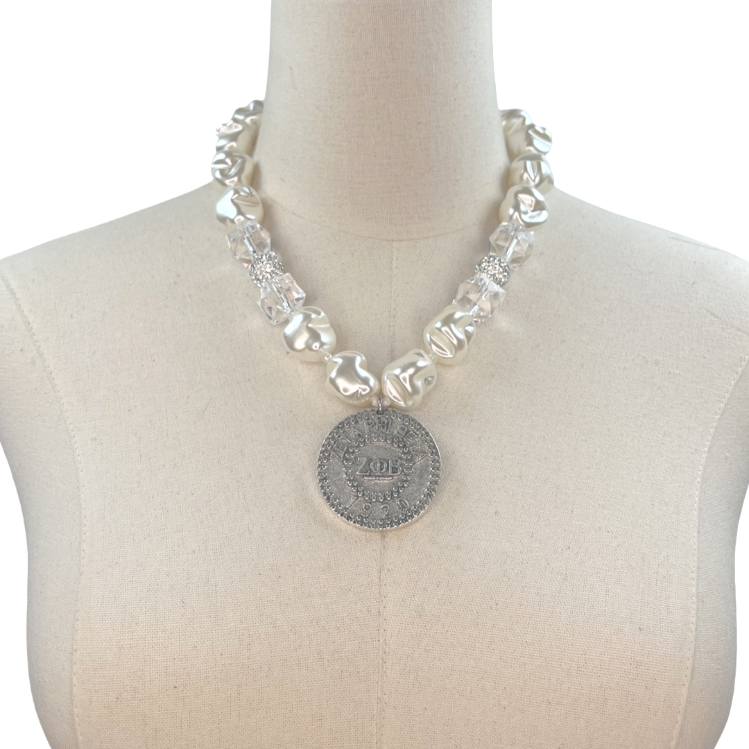 Zeta Pillow Necklace Zeta Necklaces Cerese D, Inc.