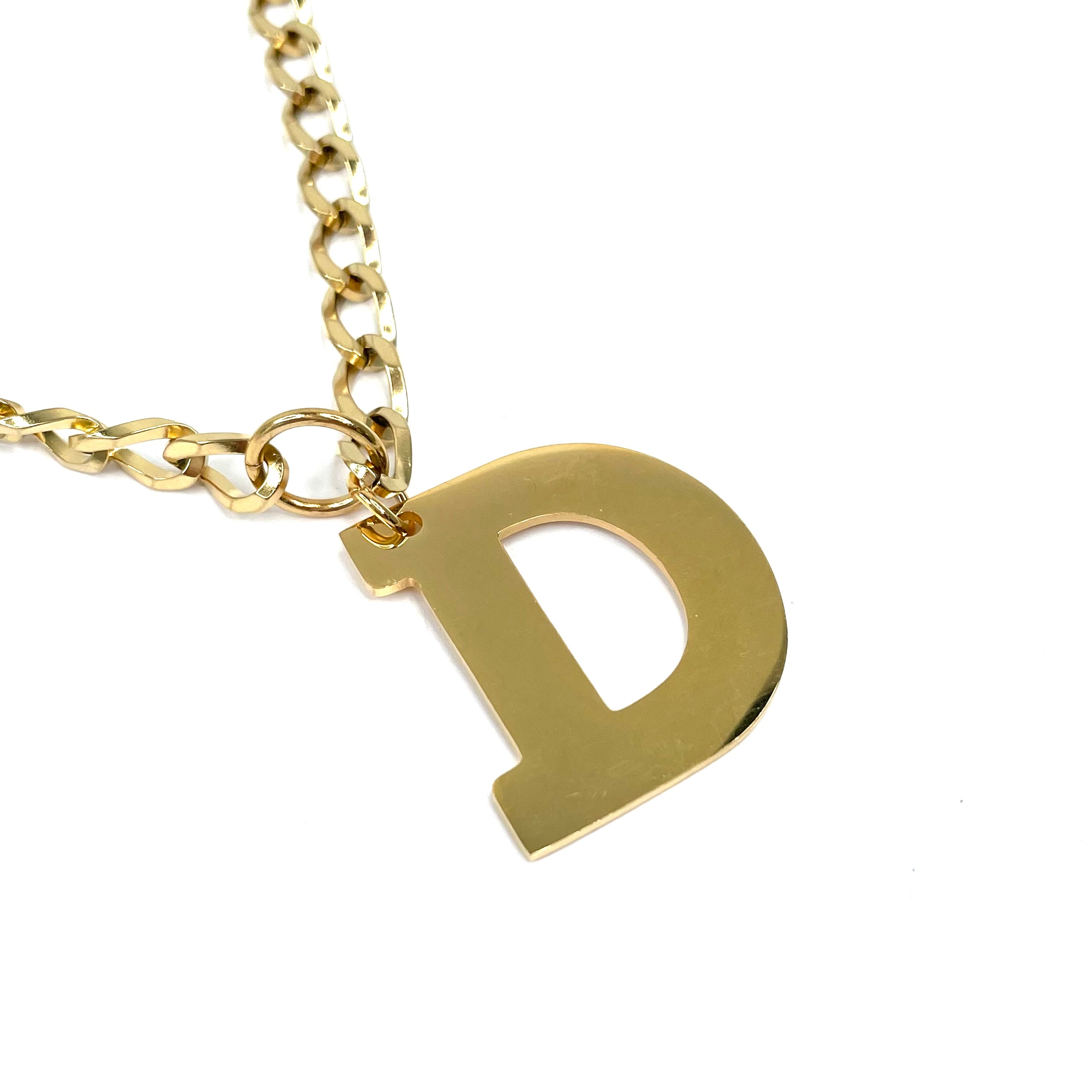 Lettering Legend Necklace Necklaces Cerese D, Inc. Gold D