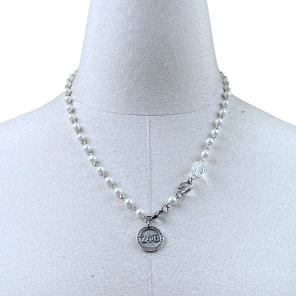 ZETA Refined Madrid Pearl Necklace Zeta Necklace Cerese D, Inc.