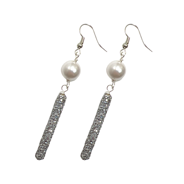 Angelic Arena Earrings Earrings Cerese D, Inc. Silver