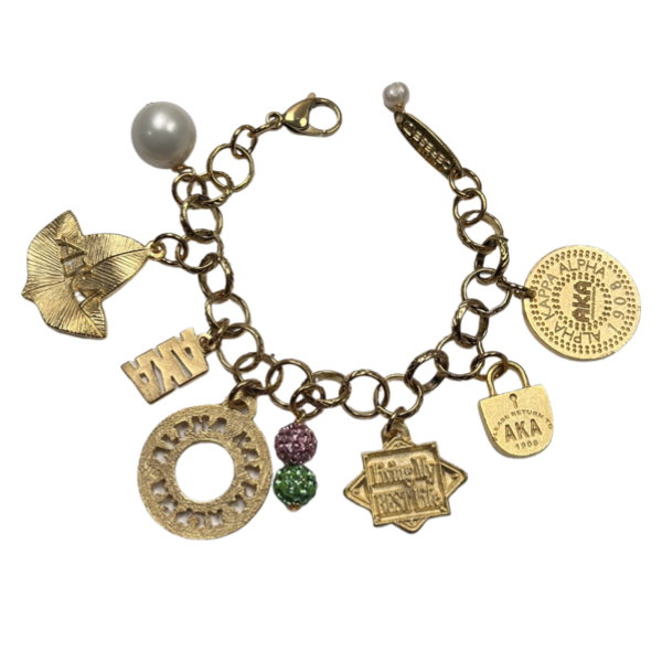 AKA Charmed Bracelet AKA Bracelets Cerese D, Inc. Gold