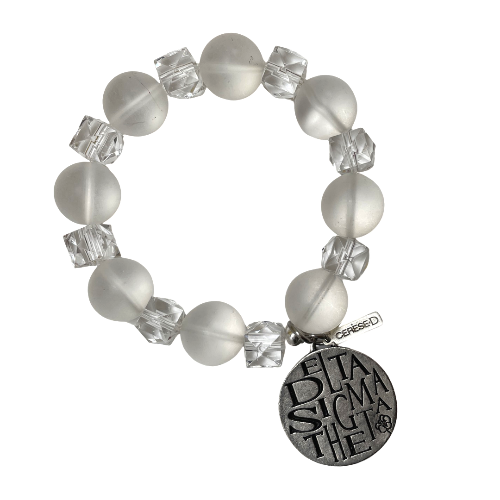 Delta Fortitude Clear DELTA Necklaces Cerese D Jewelry Option B Bracelet Silver