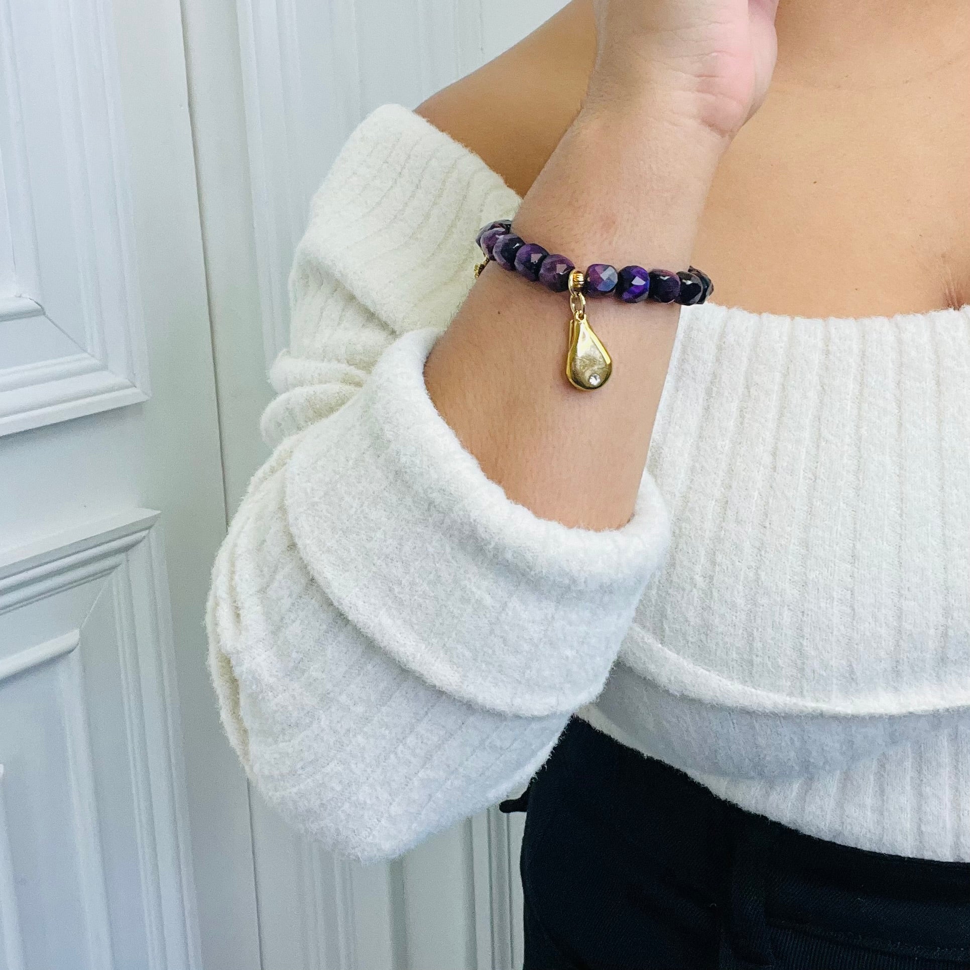Purple Streak Bracelet