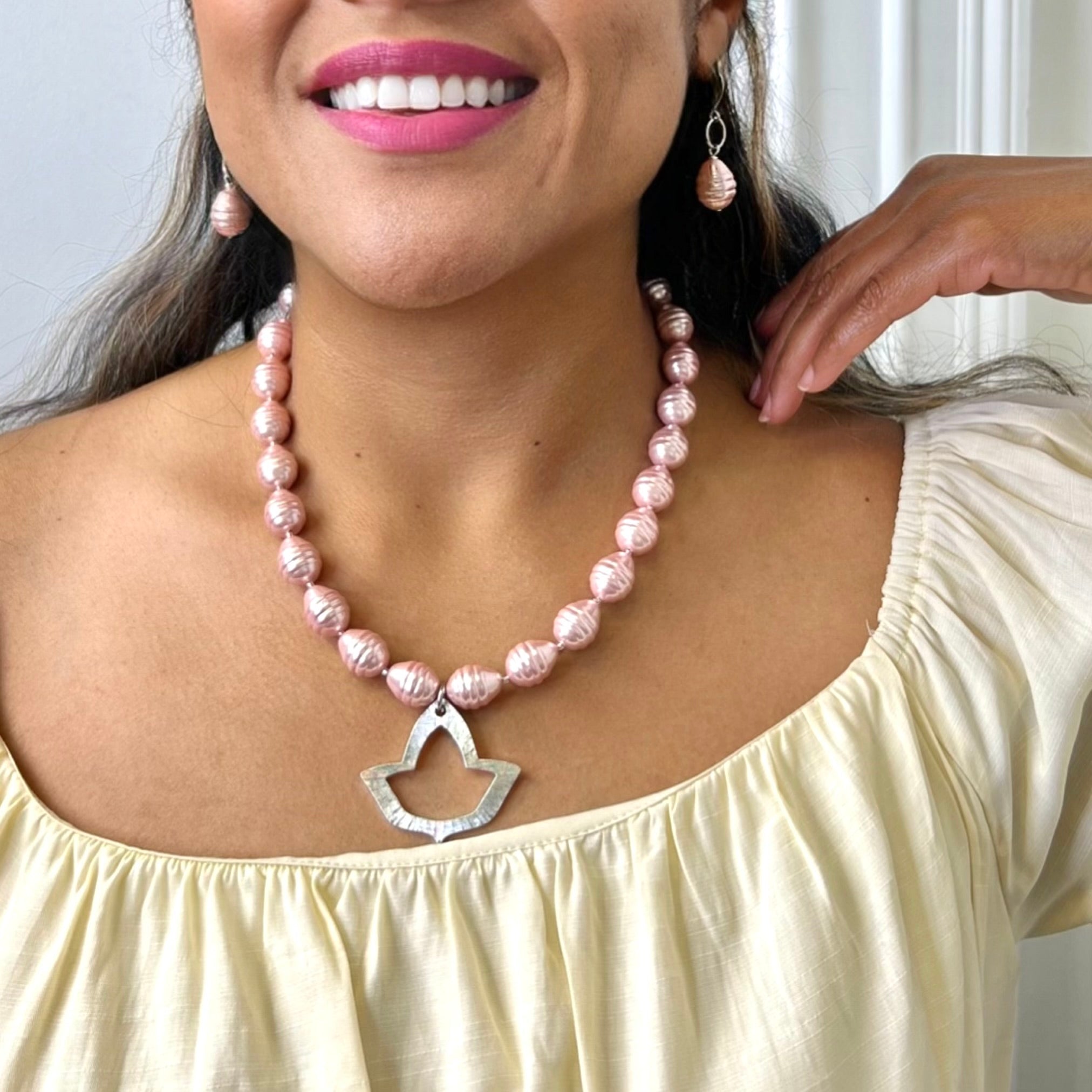 AKA Pink Nettles Necklace