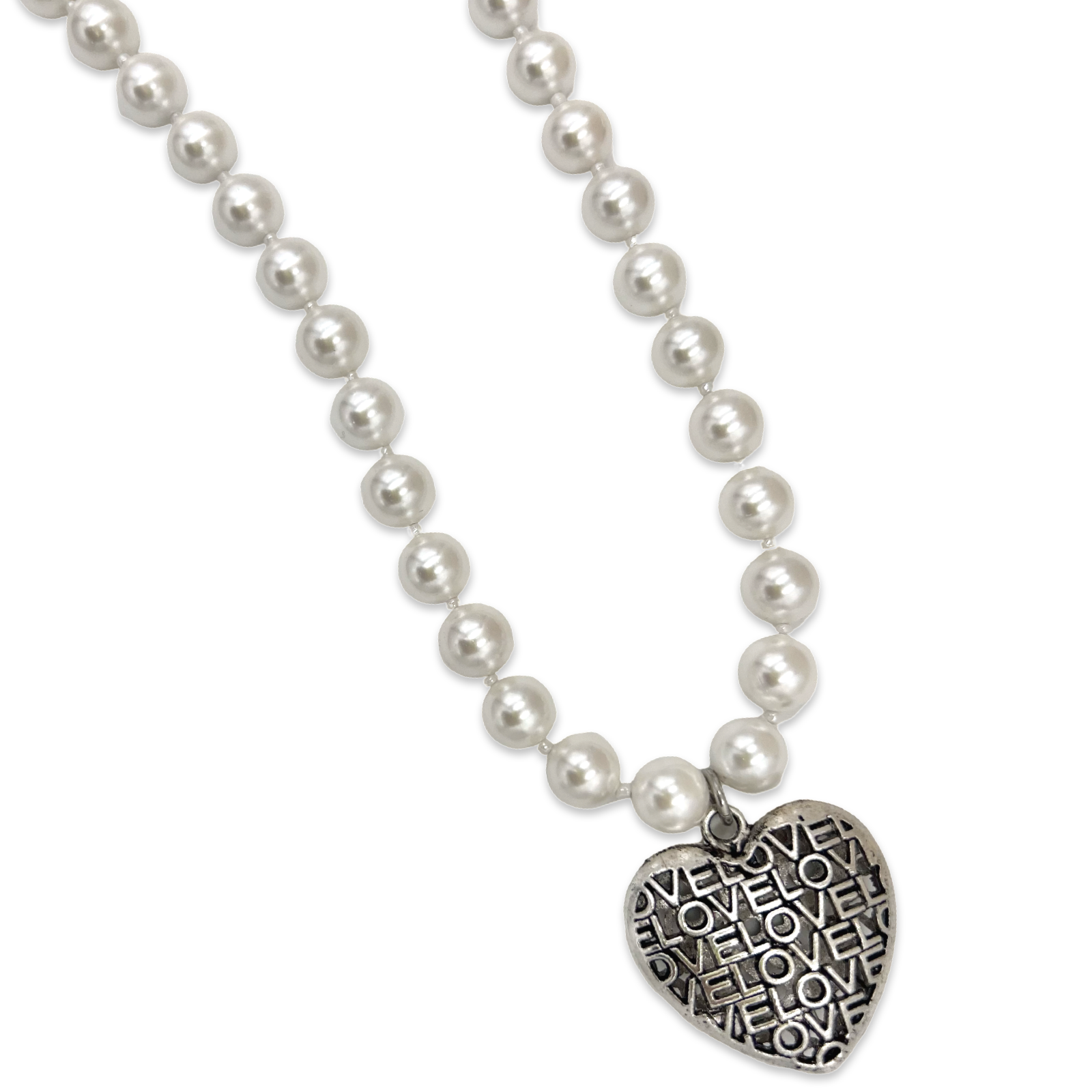 Puffy Cupid Heart Necklace