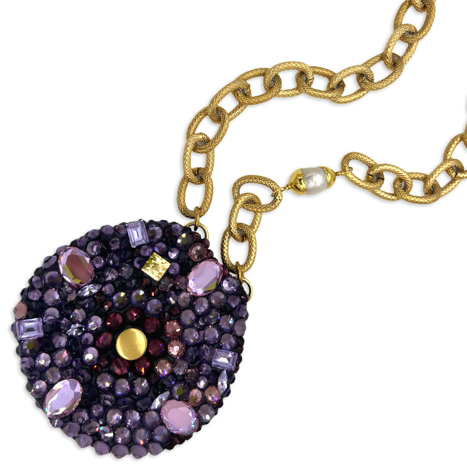 Delta Violet Spark Necklace