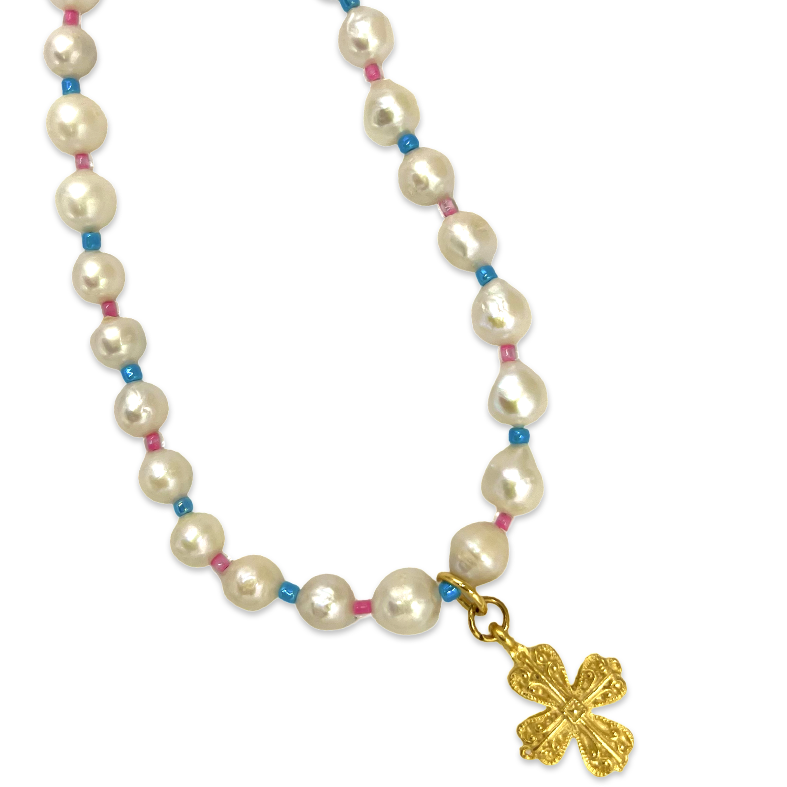 White Treasure Necklace