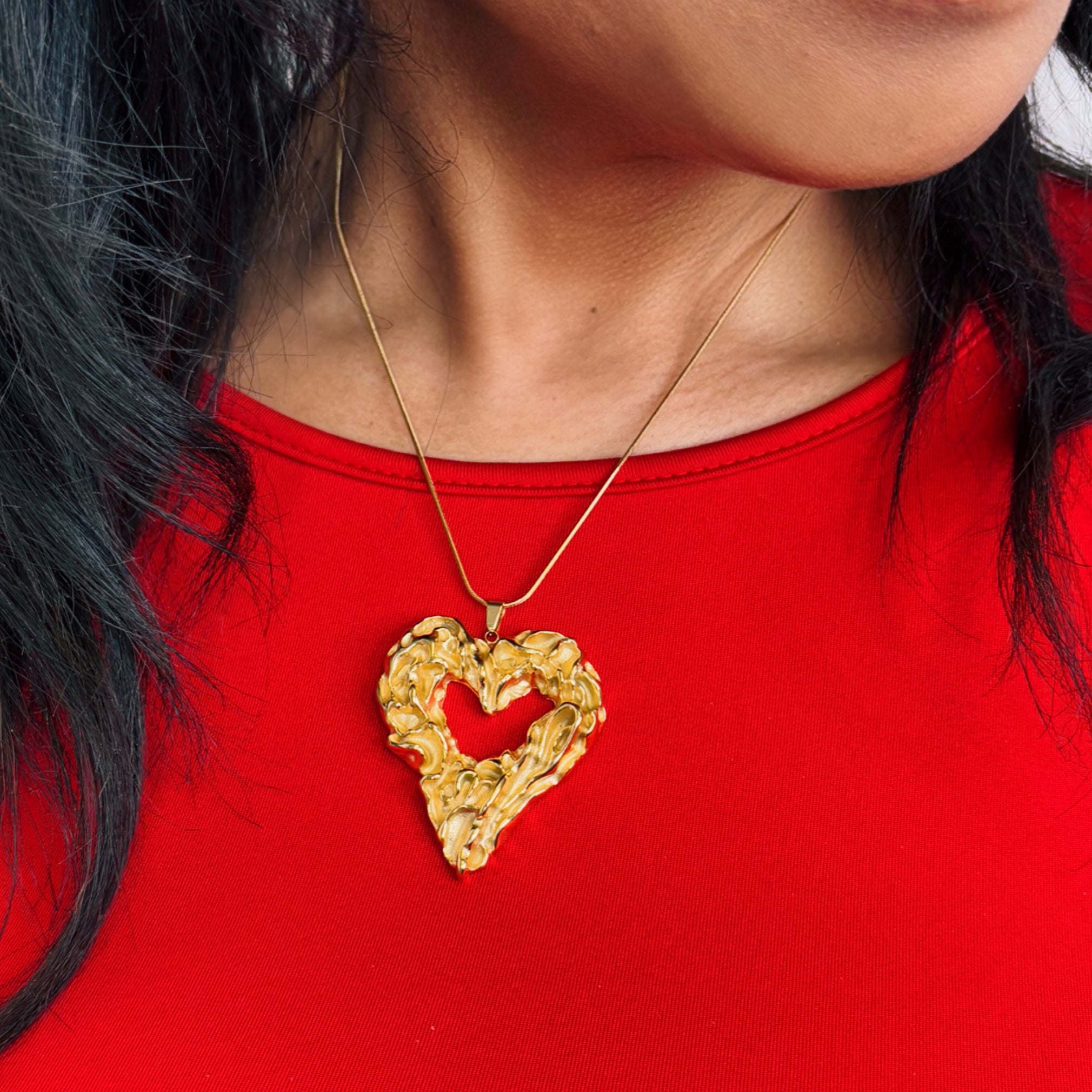 Solid Heart Necklace