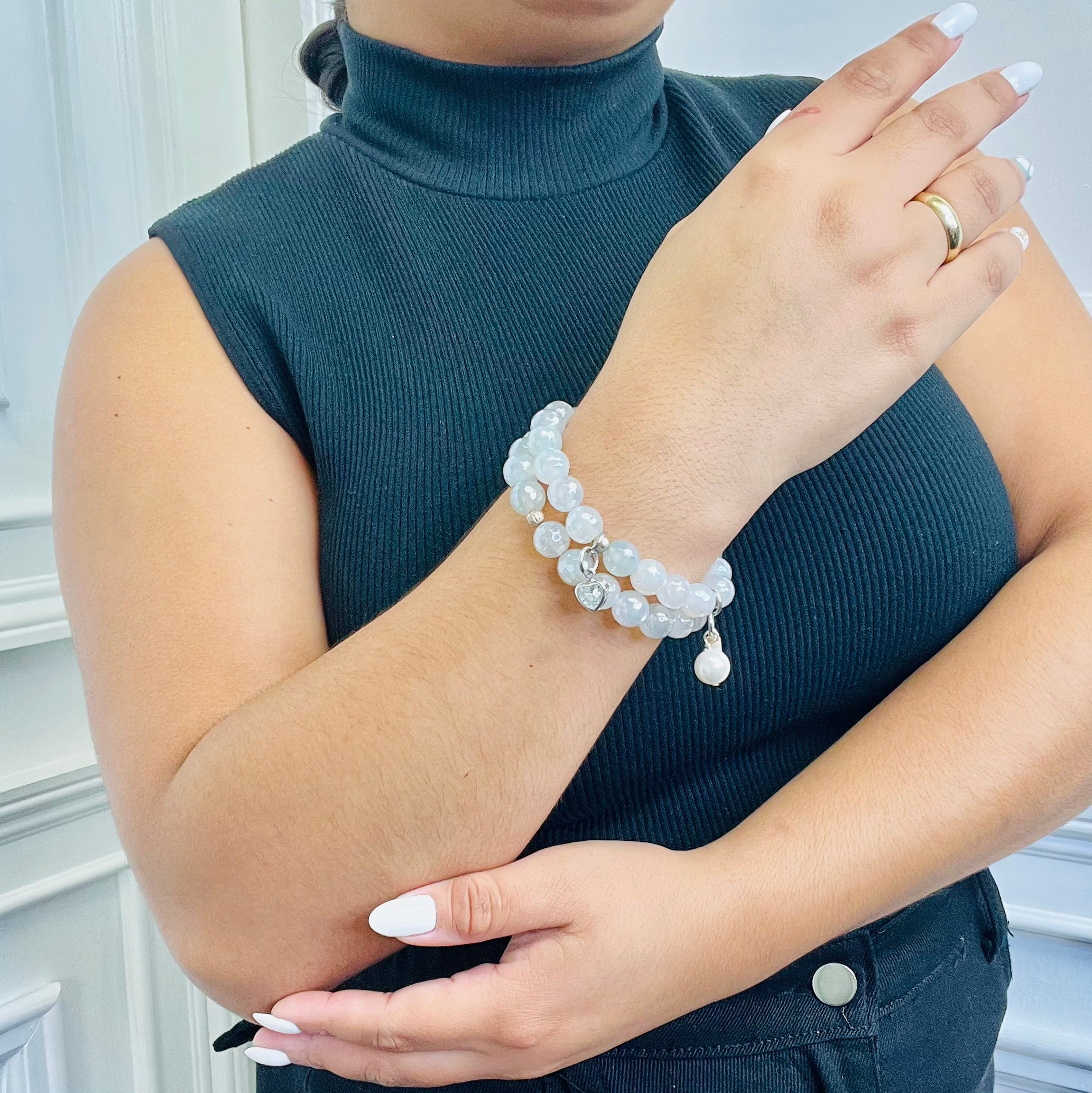Larimar Ice Bracelet