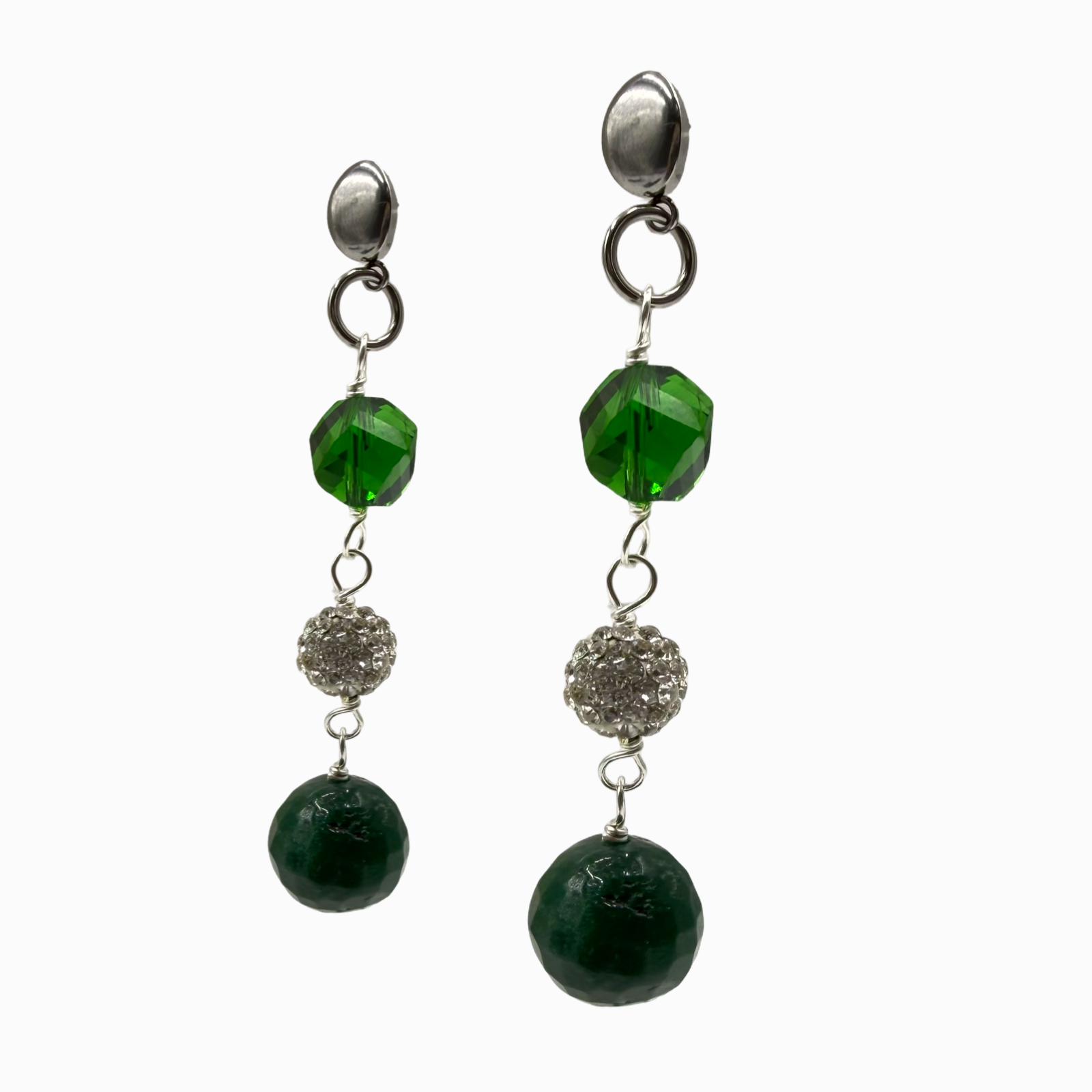 Green Bud Earring