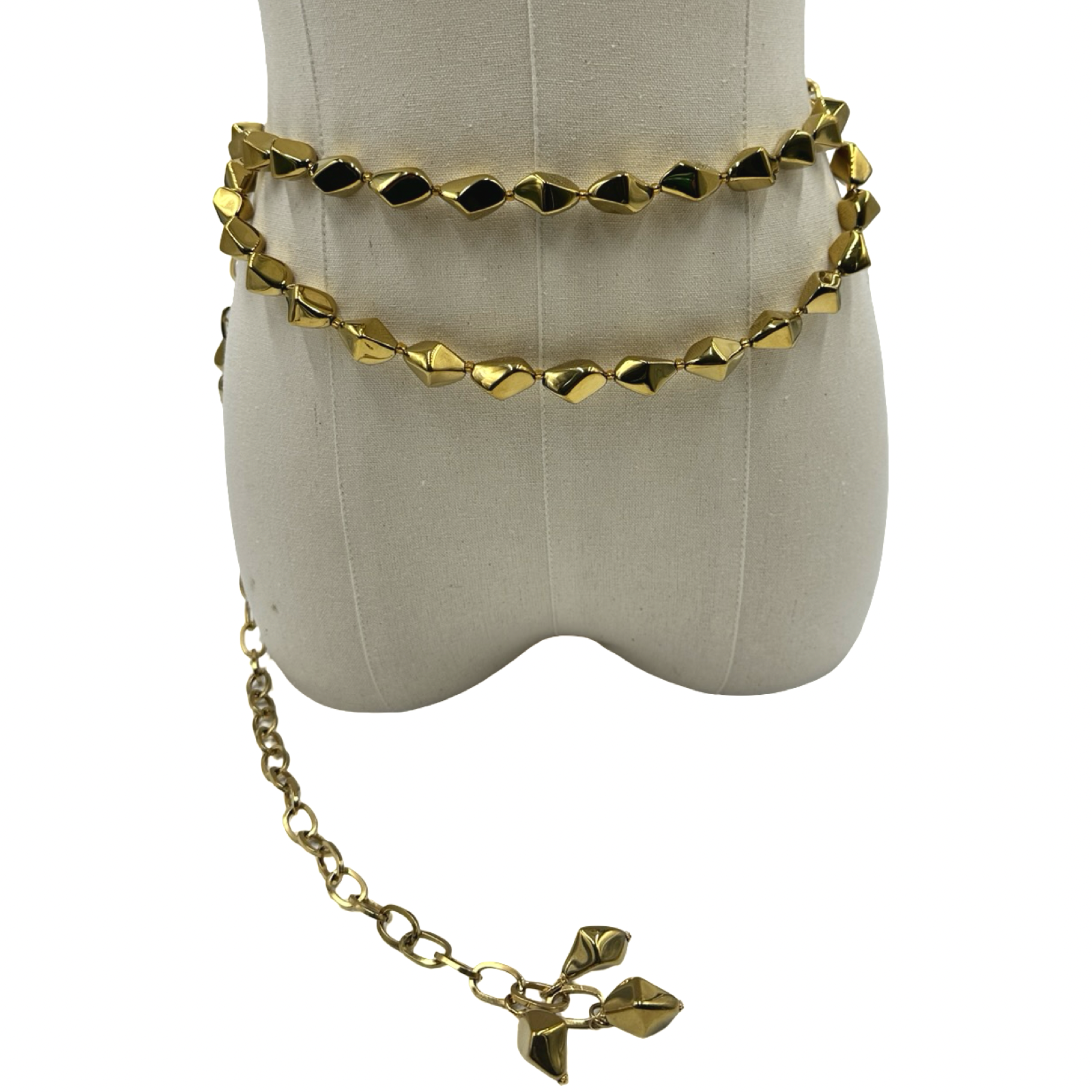 Belted Metallic Belt