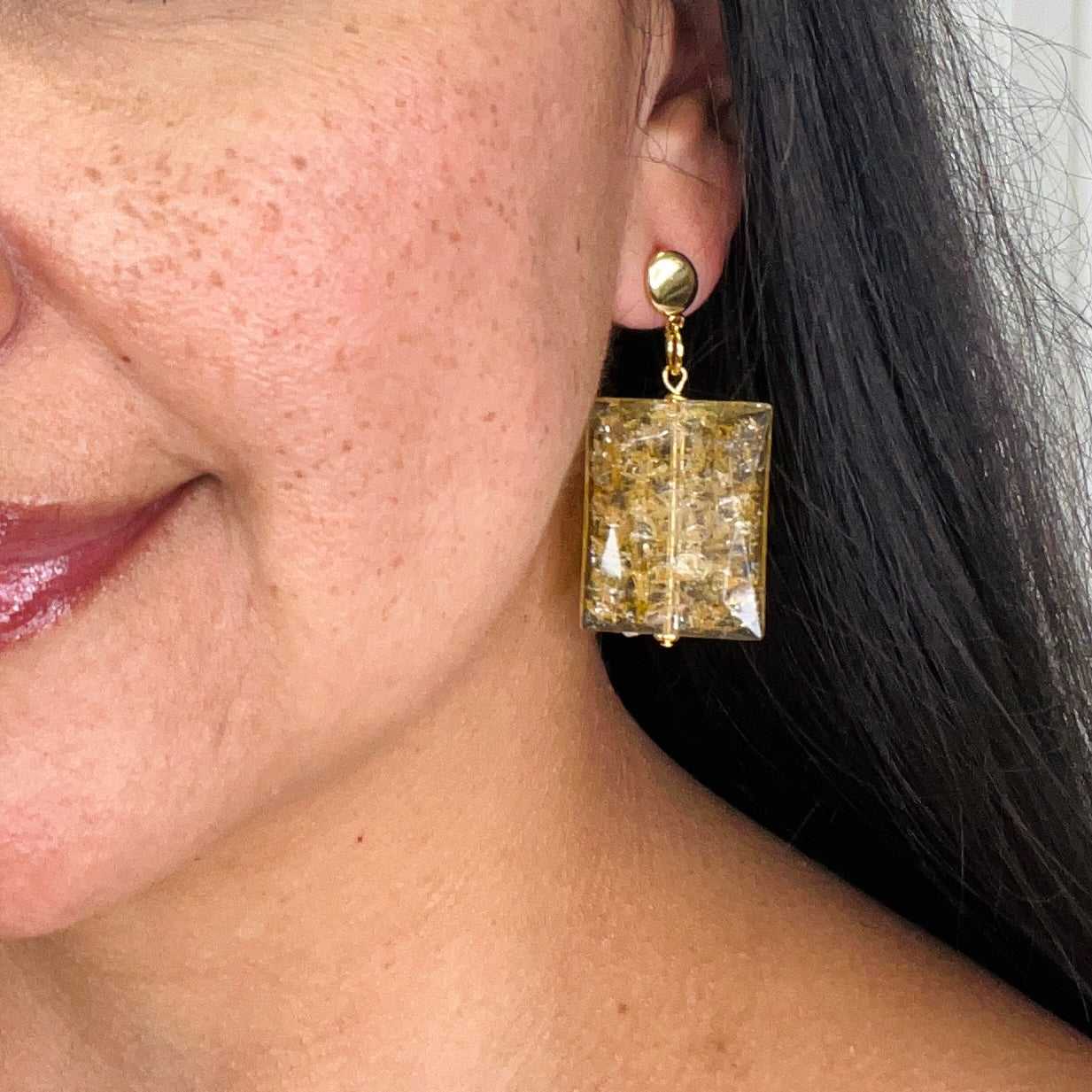 Butterscotch Amber Earring