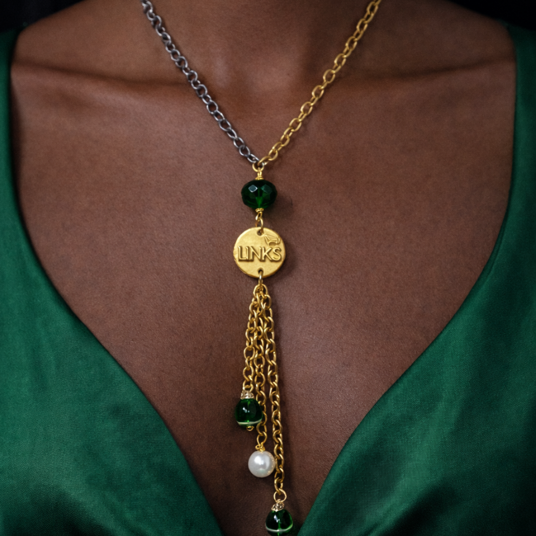 Links Twin-Tone Necklace