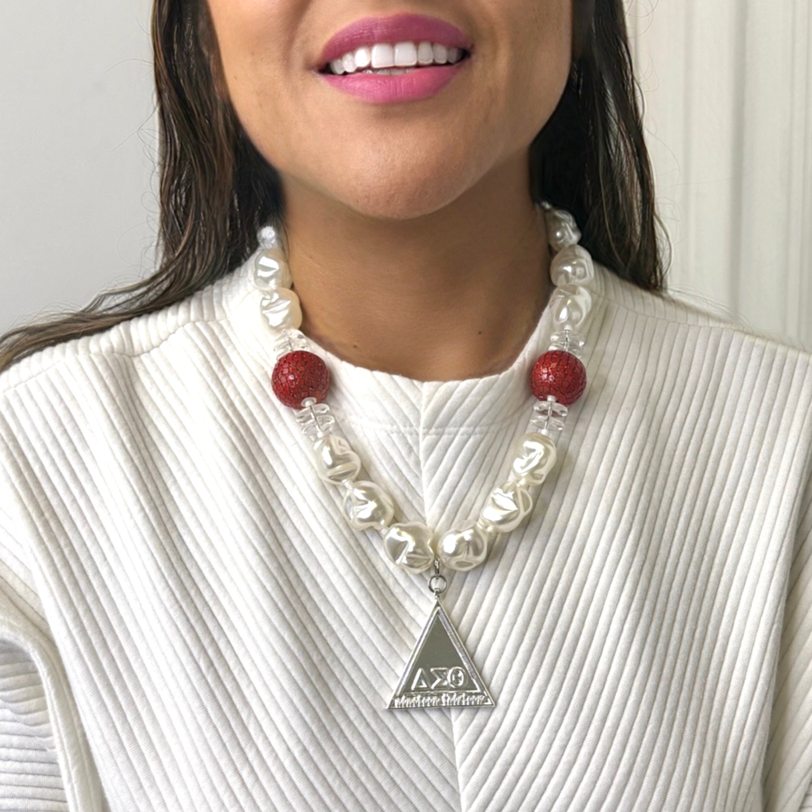 Delta Cardinal Necklace