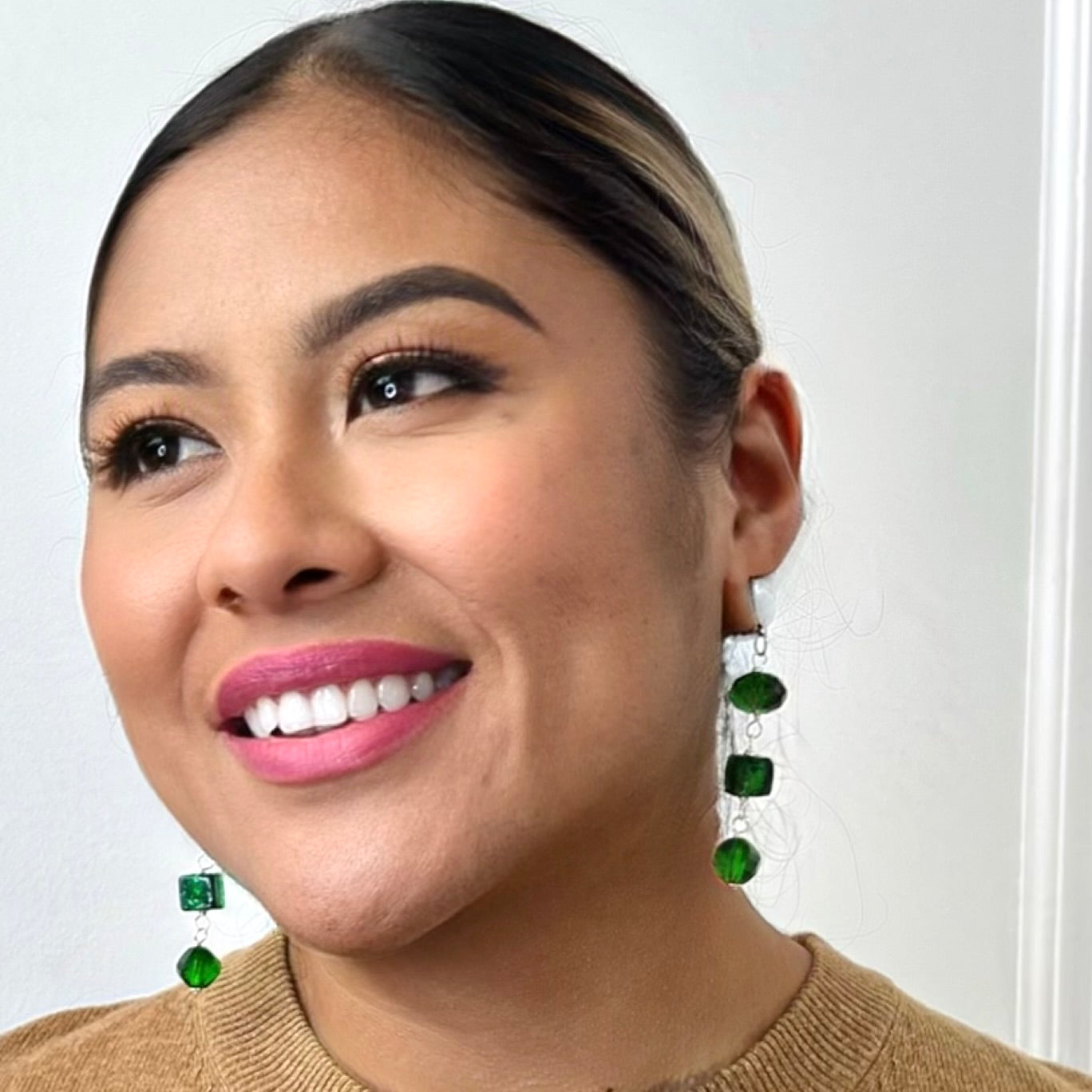 Green Dancer Earring