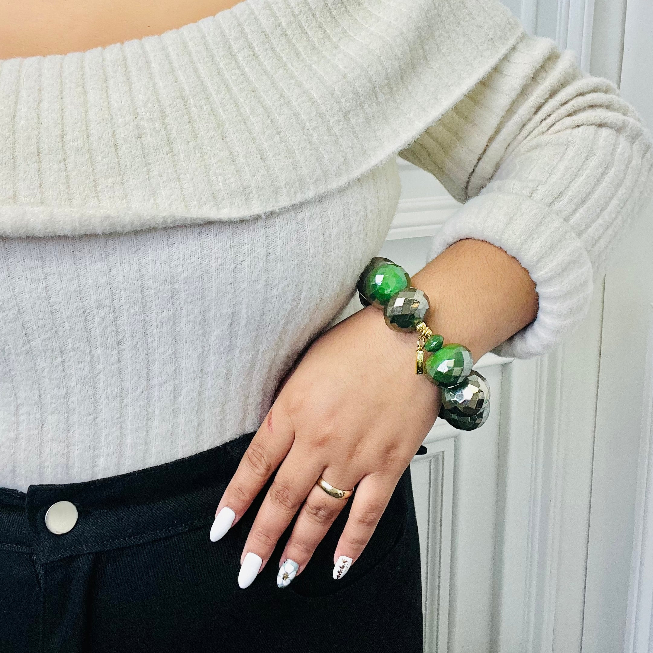 Mint Cream Bracelet