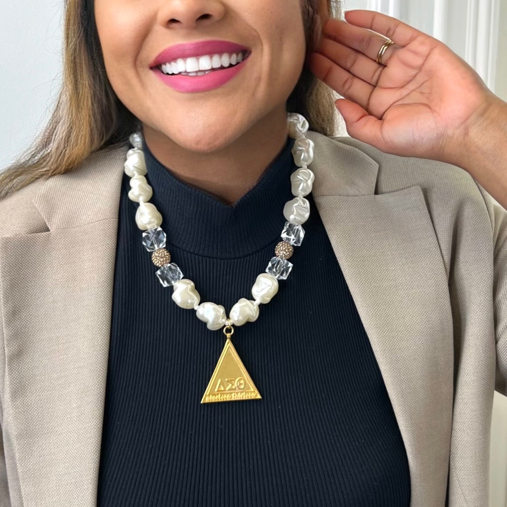 Delta Pillow Necklace