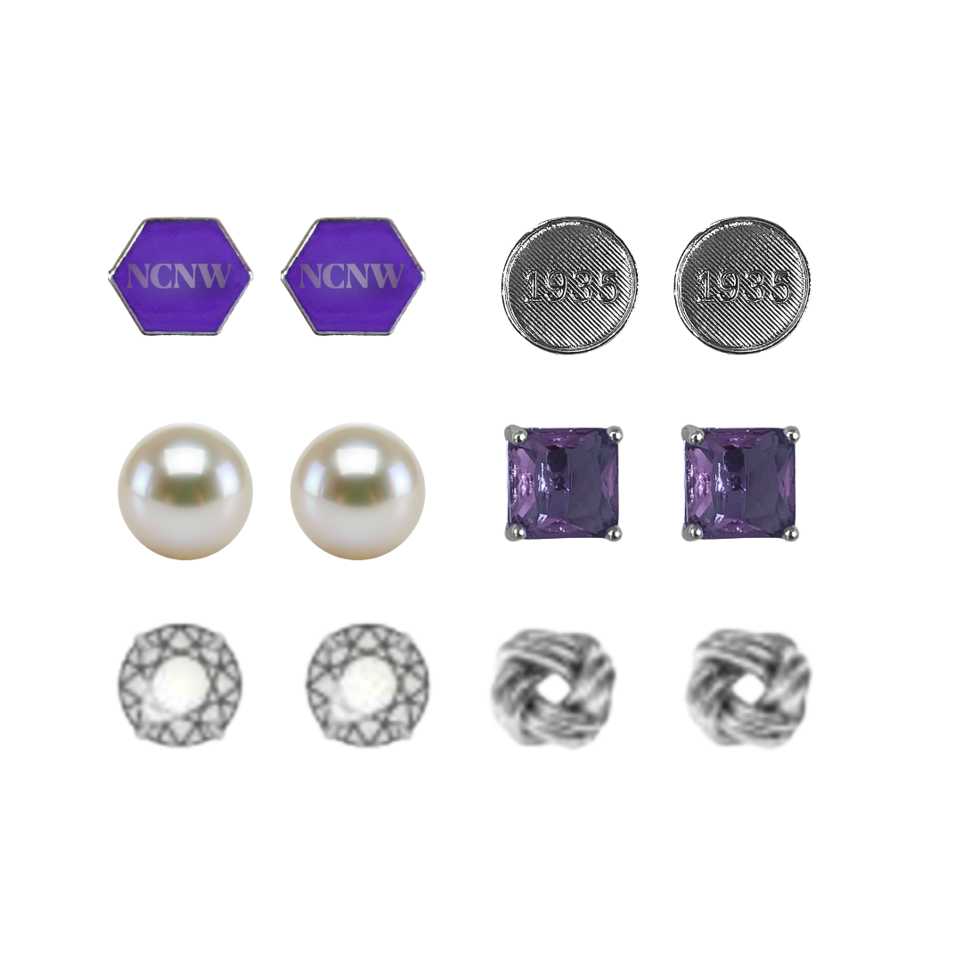 NCNW Studded Earrings