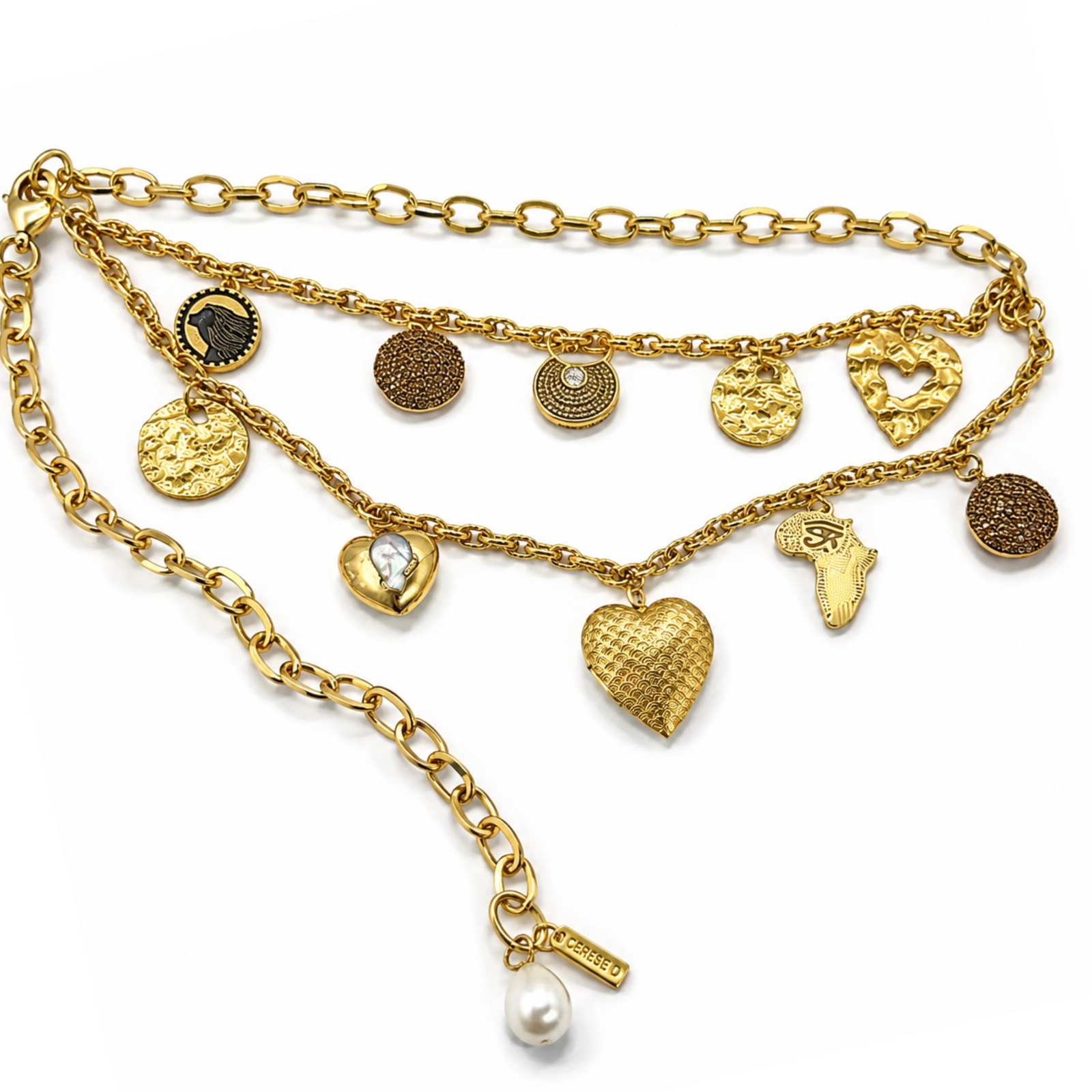 Belted Below Charm Belt