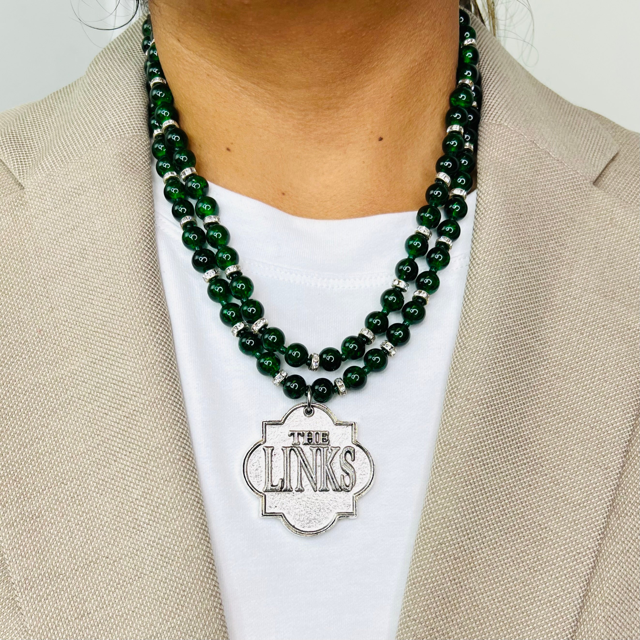 Links Grassy Glam Necklace