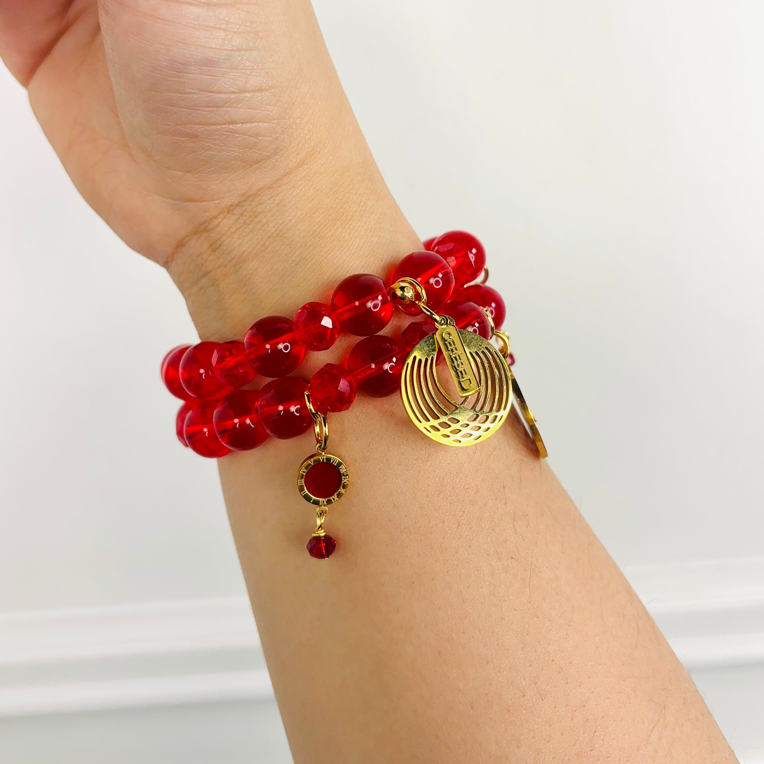 Labor Red Brite Bracelet