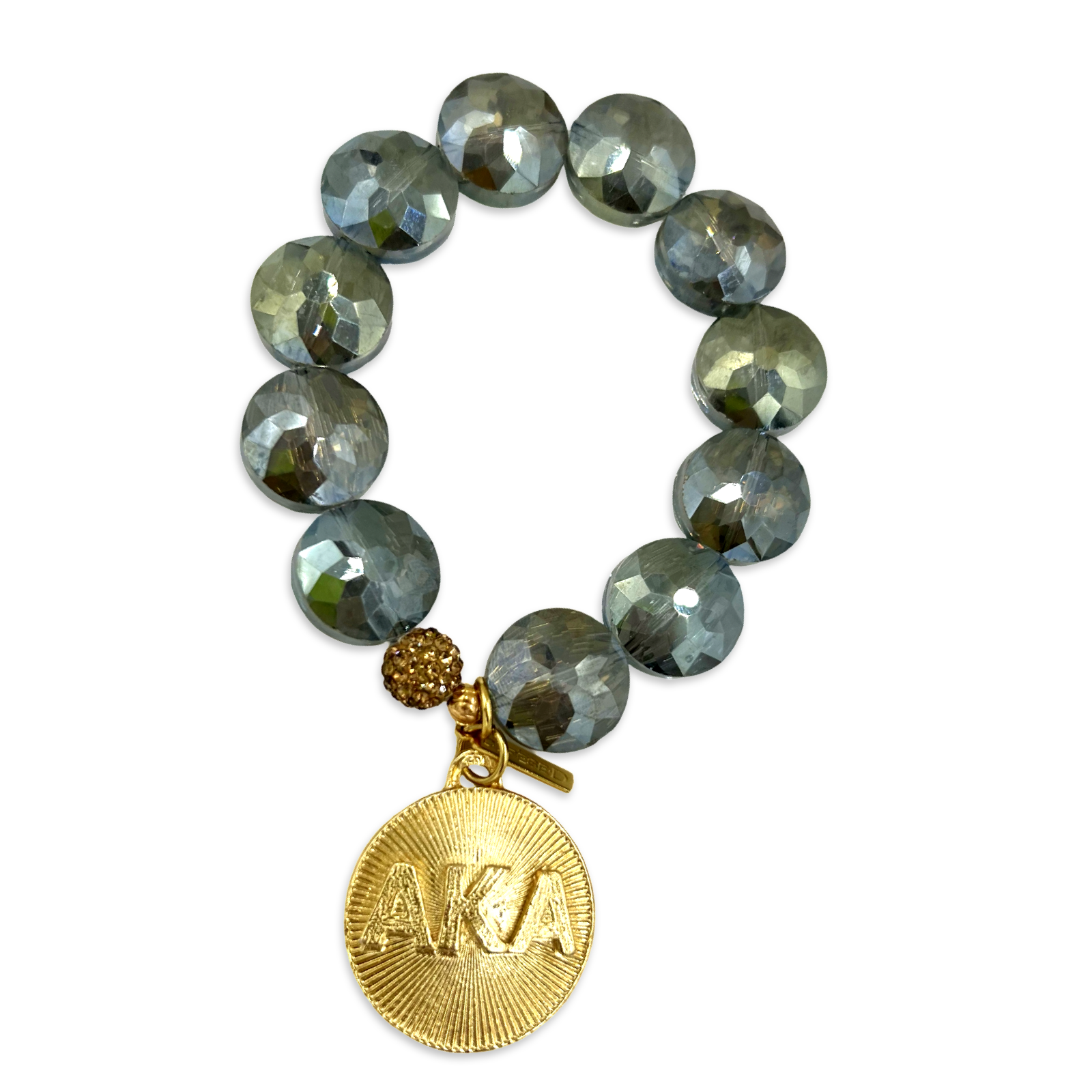 AKA Flor Iridescent Crystal Bracelet