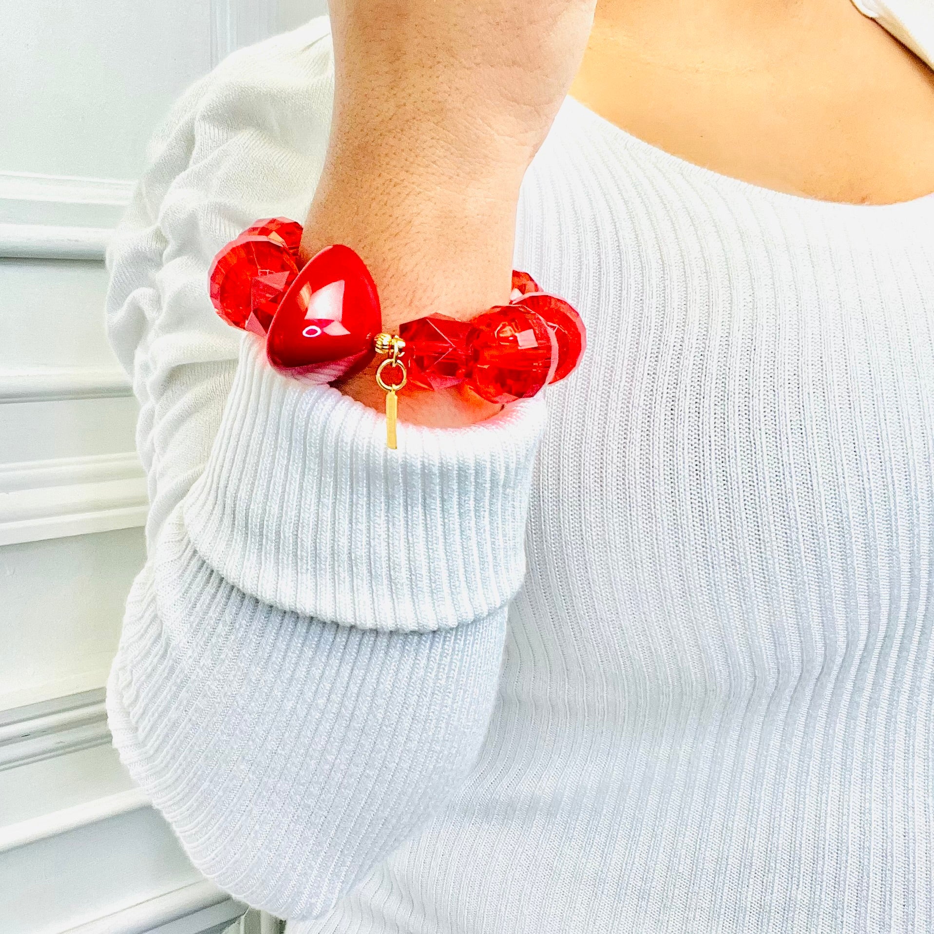 Hot Red Bracelet