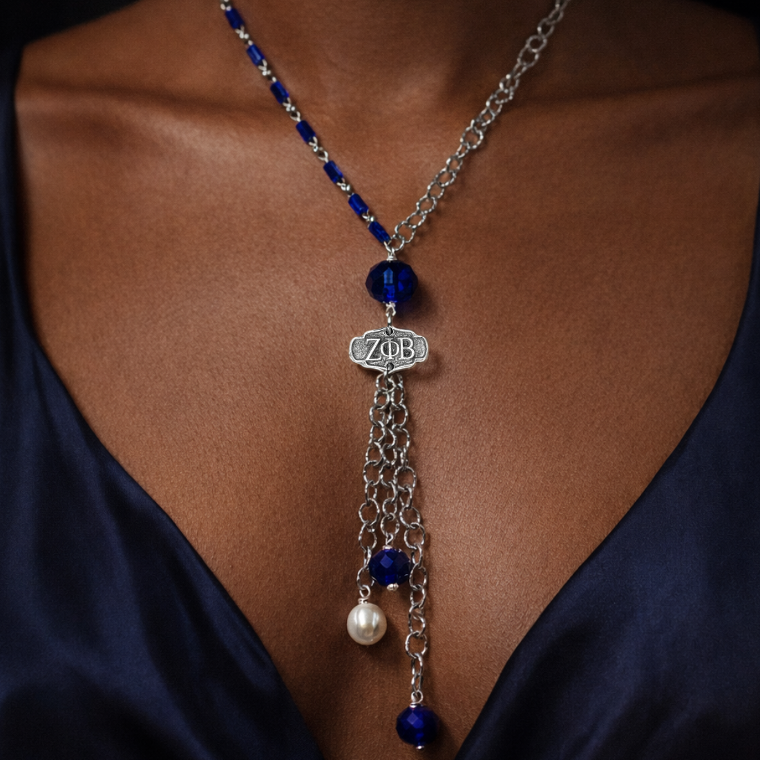 Zeta Twin-Tone Necklace