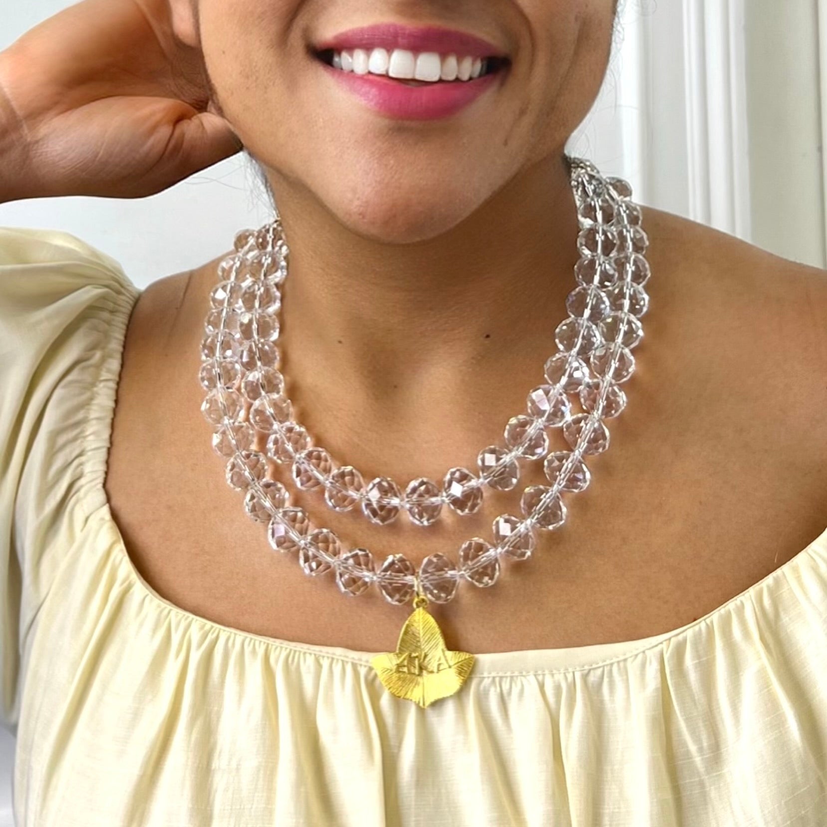 AKA Casper Clear Necklace