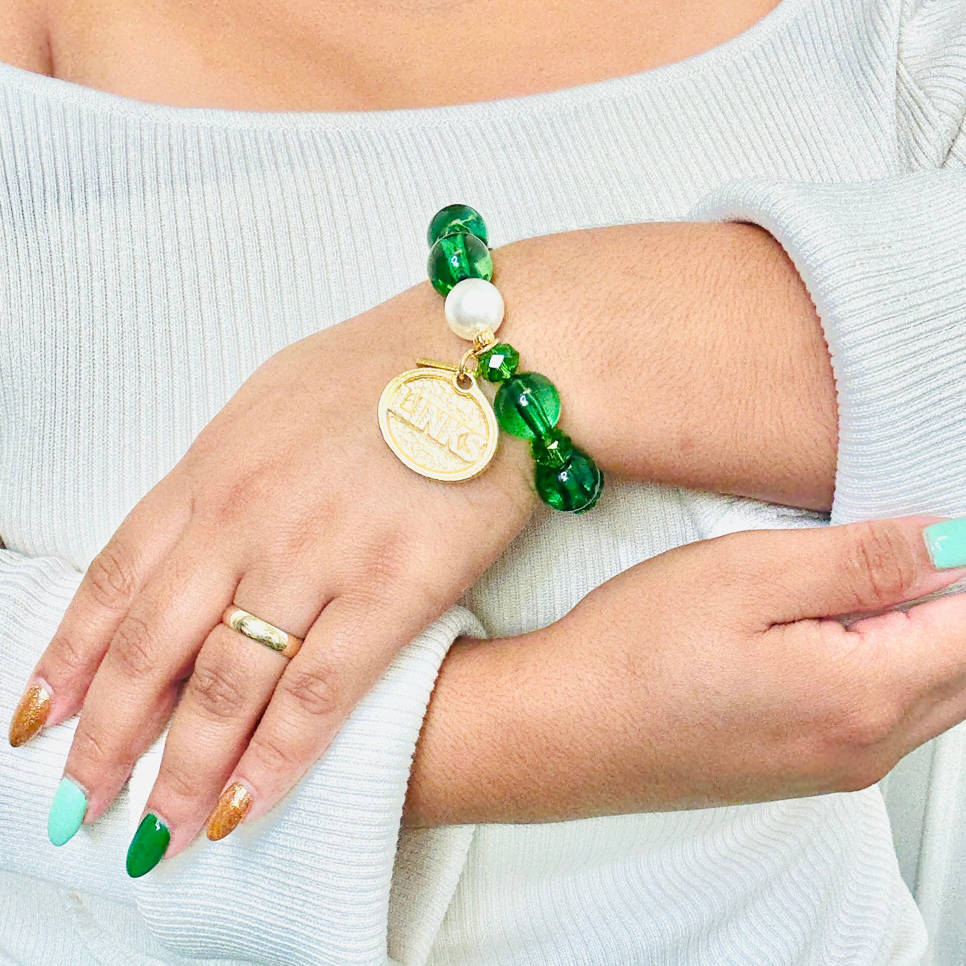 Links Minted Bracelet